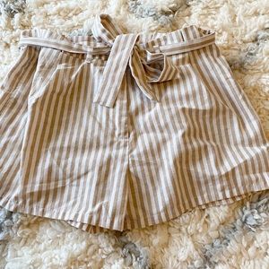 Paper bag shorts